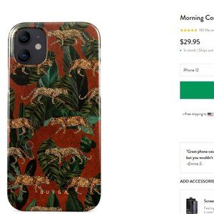 BURGA - iPhone 12 case "Morning Commute" - NEW